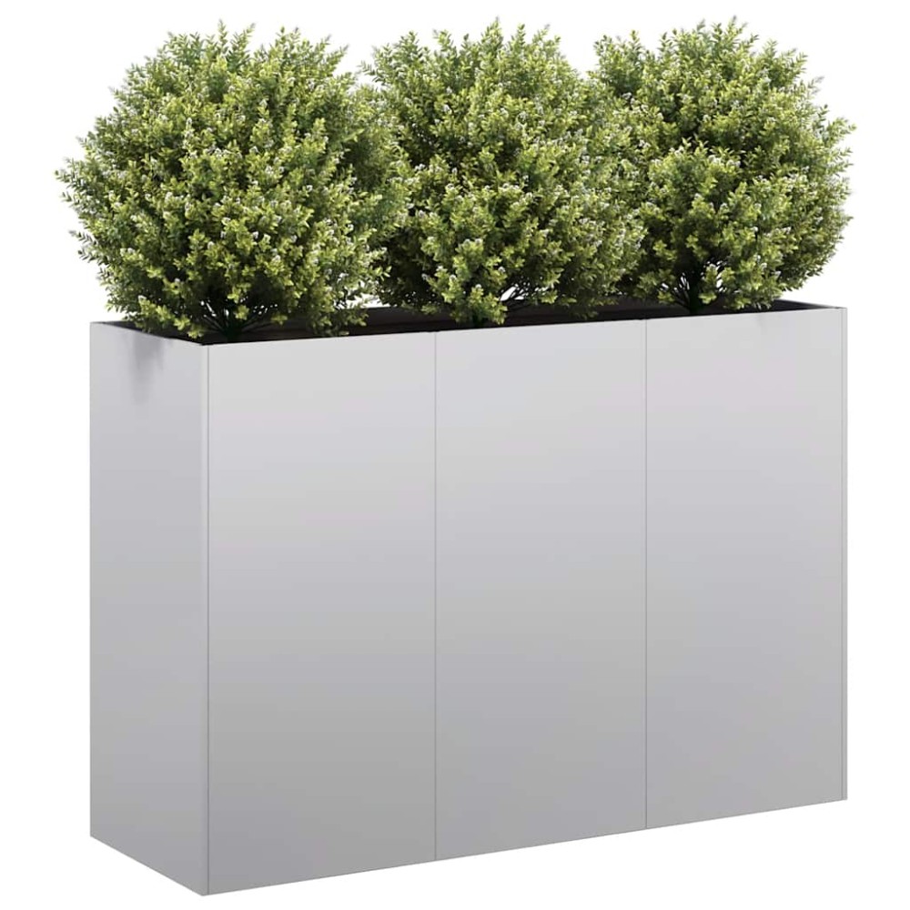 vidaXL Ζαρντινιέρα 120x40x80 εκ. από Γαλβανισμένο Ατσάλι