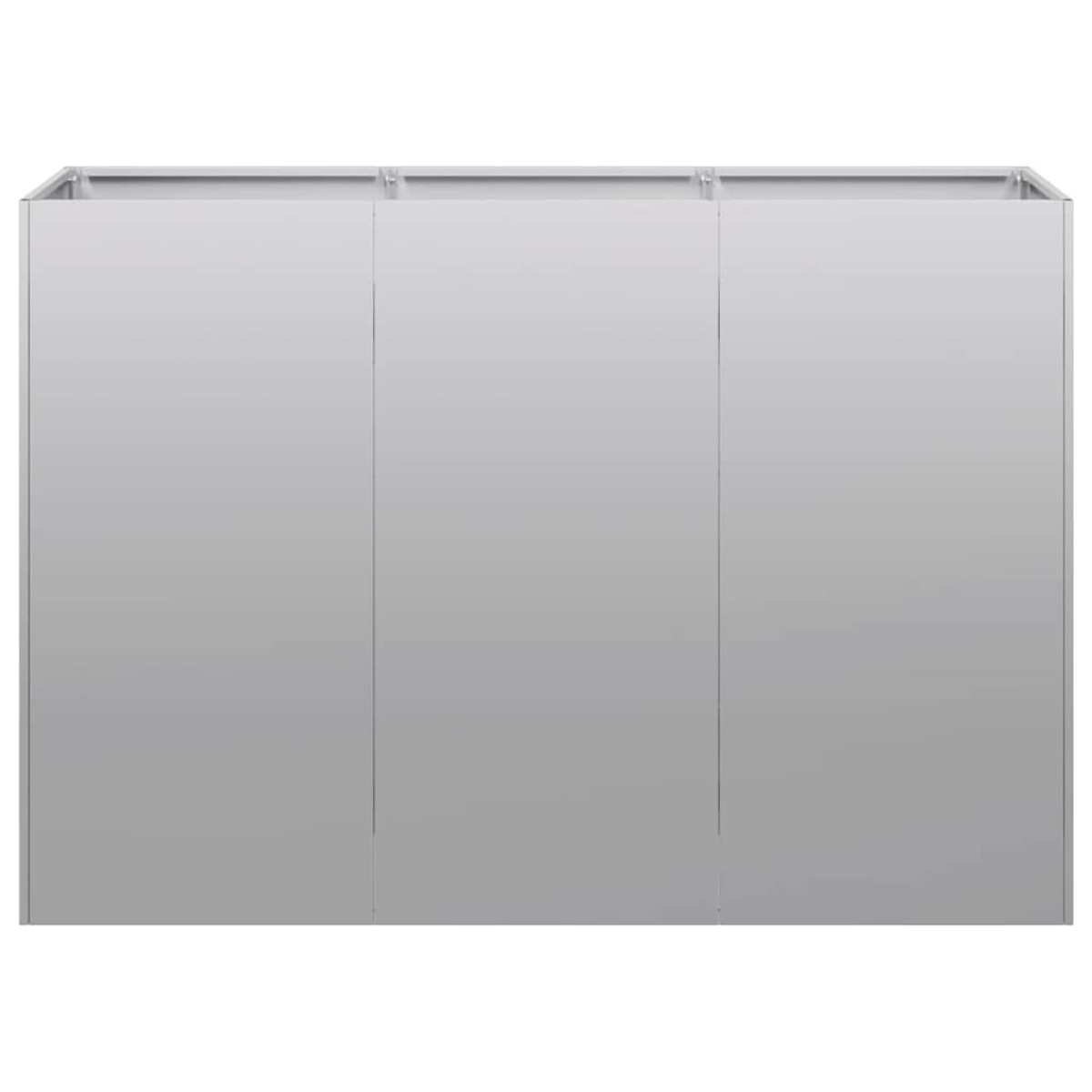 vidaXL Ζαρντινιέρα 120x40x80 εκ. από Γαλβανισμένο Ατσάλι