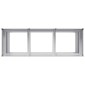 vidaXL Ζαρντινιέρα 120x40x80 εκ. από Γαλβανισμένο Ατσάλι