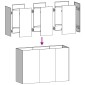 vidaXL Ζαρντινιέρα 120x40x80 εκ. από Γαλβανισμένο Ατσάλι