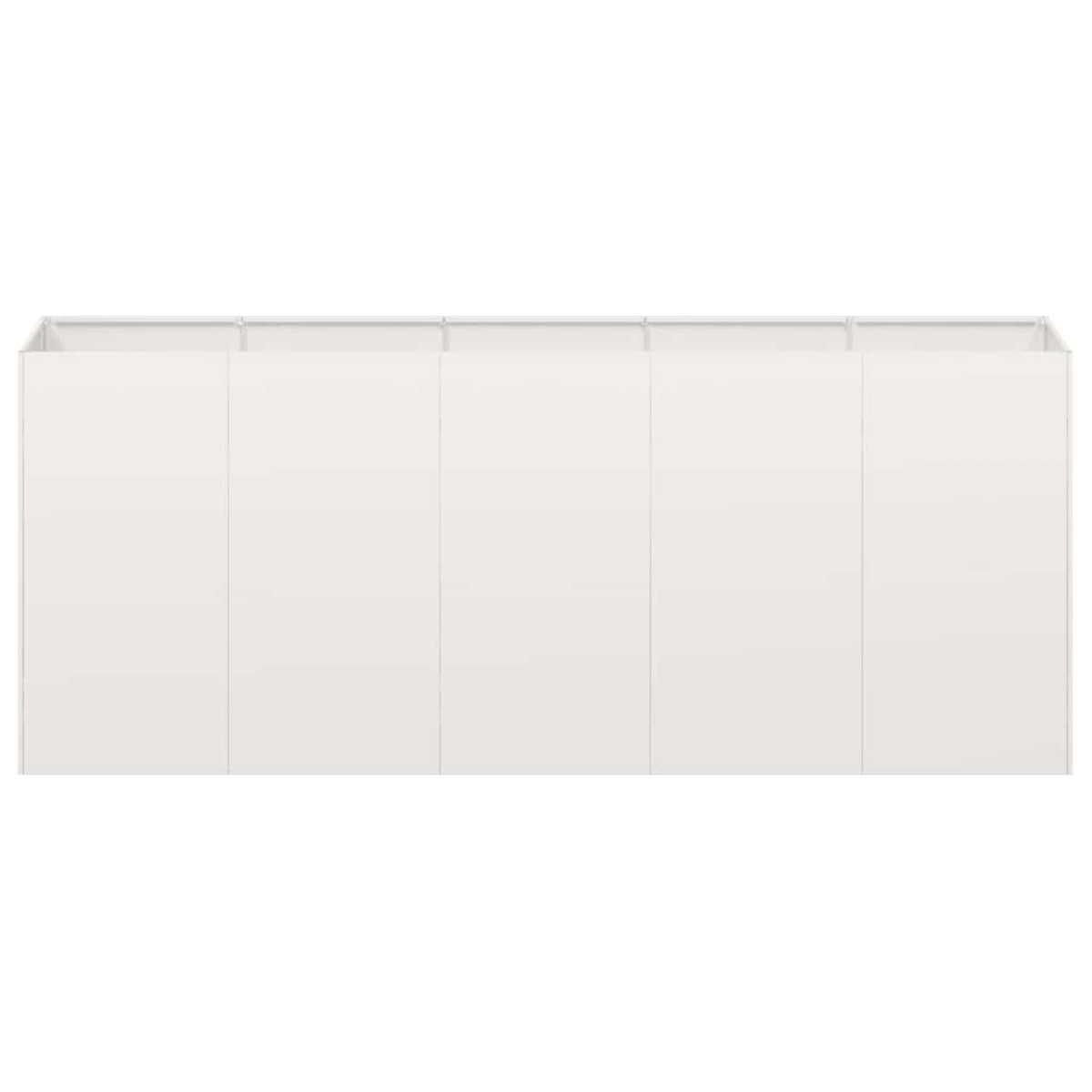 vidaXL Ζαρντινιέρα 200x40x80 εκ. από Ανοξείδωτο Ατσάλι