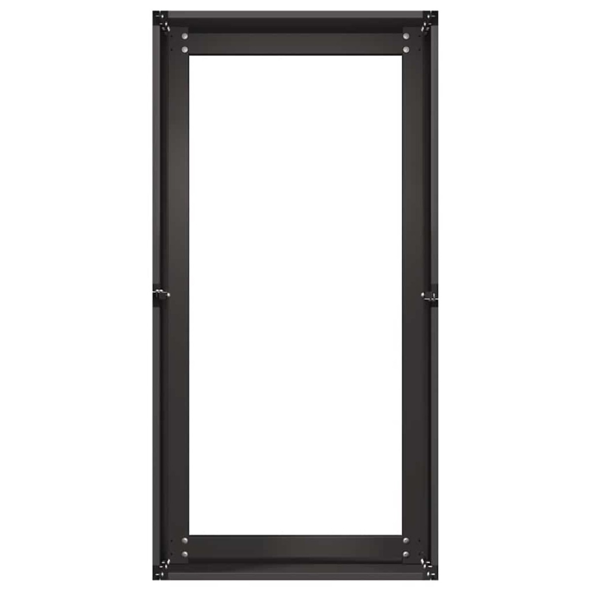 vidaXL Ζαρντινιέρα Μαύρη 40x80x40 εκ. από Χάλυβα Ψυχρής Έλασης