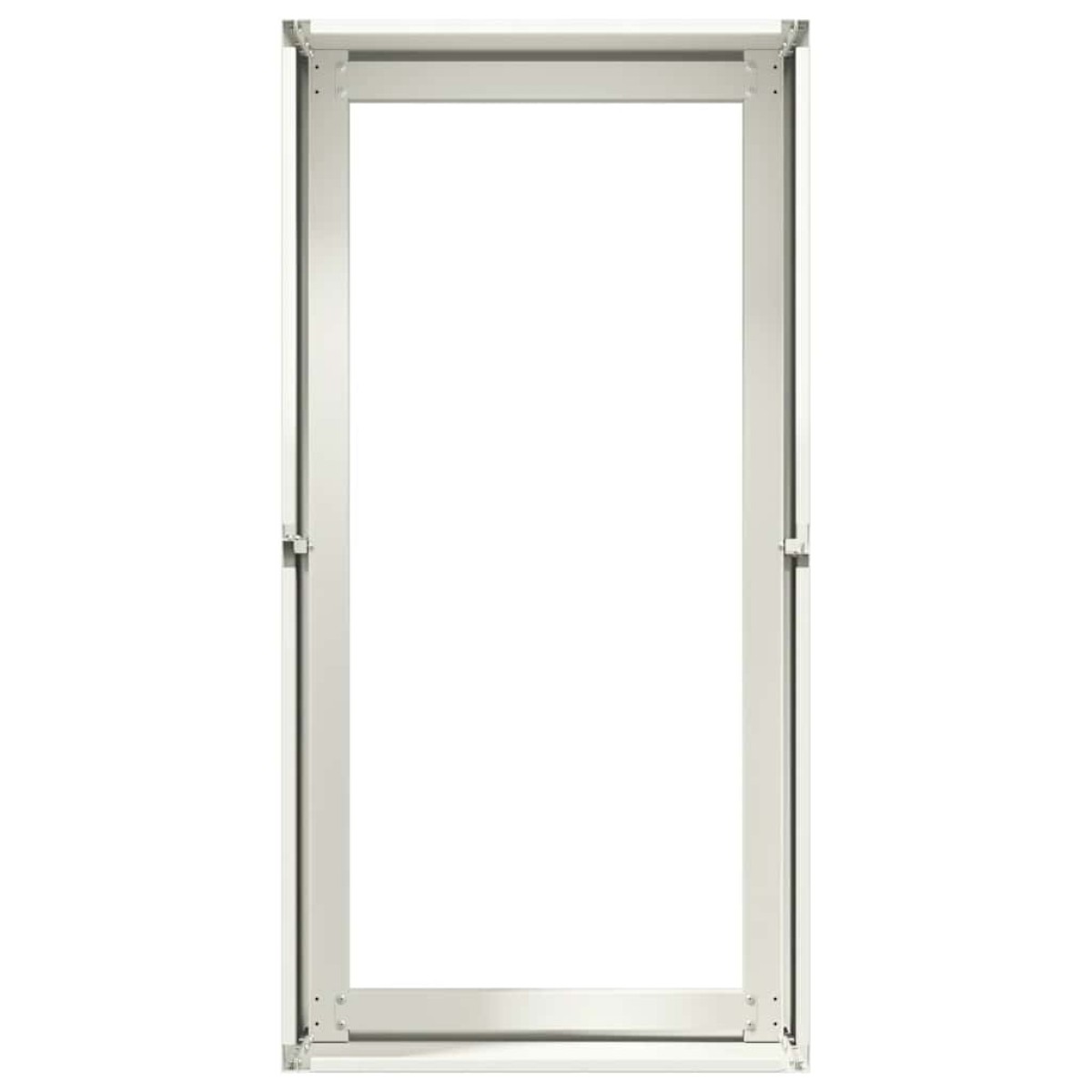 vidaXL Ζαρντινιέρα Λευκή 40x80x40 εκ. από Χάλυβα Ψυχρής Έλασης
