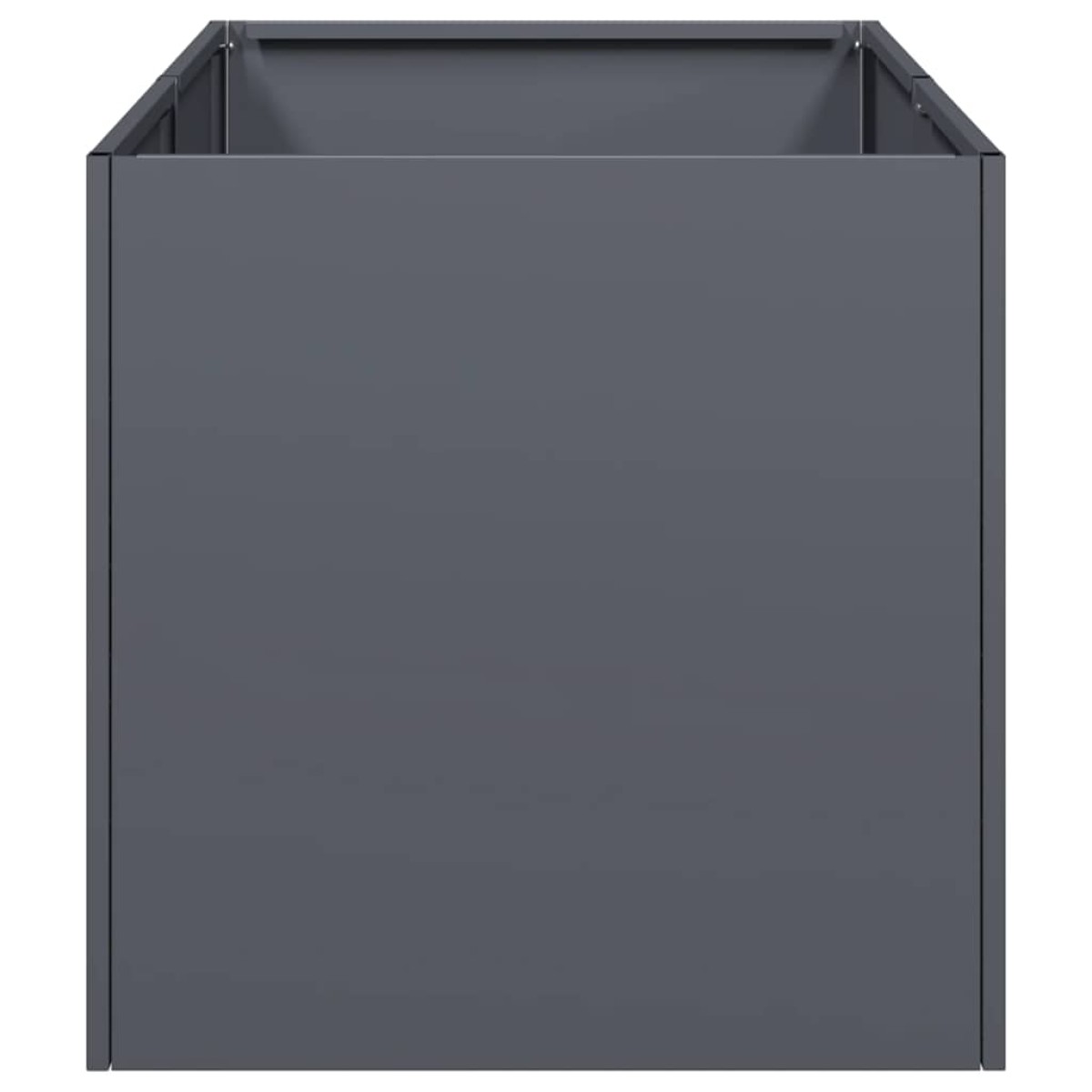 vidaXL Ζαρντινιέρα Ανθρακί 40x80x40 εκ. από Χάλυβα Ψυχρής Έλασης