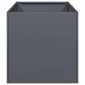 vidaXL Ζαρντινιέρα Ανθρακί 40x80x40 εκ. από Χάλυβα Ψυχρής Έλασης