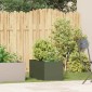 vidaXL Ζαρντινιέρα Λαδί 40x80x40 εκ. από Χάλυβα Ψυχρής Έλασης