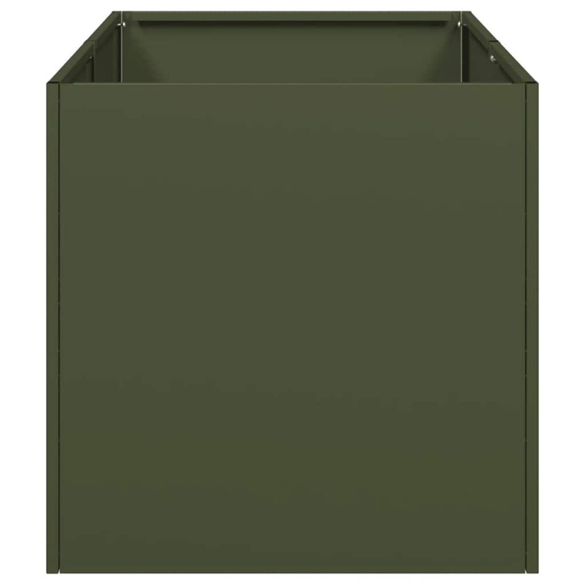 vidaXL Ζαρντινιέρα Λαδί 40x80x40 εκ. από Χάλυβα Ψυχρής Έλασης