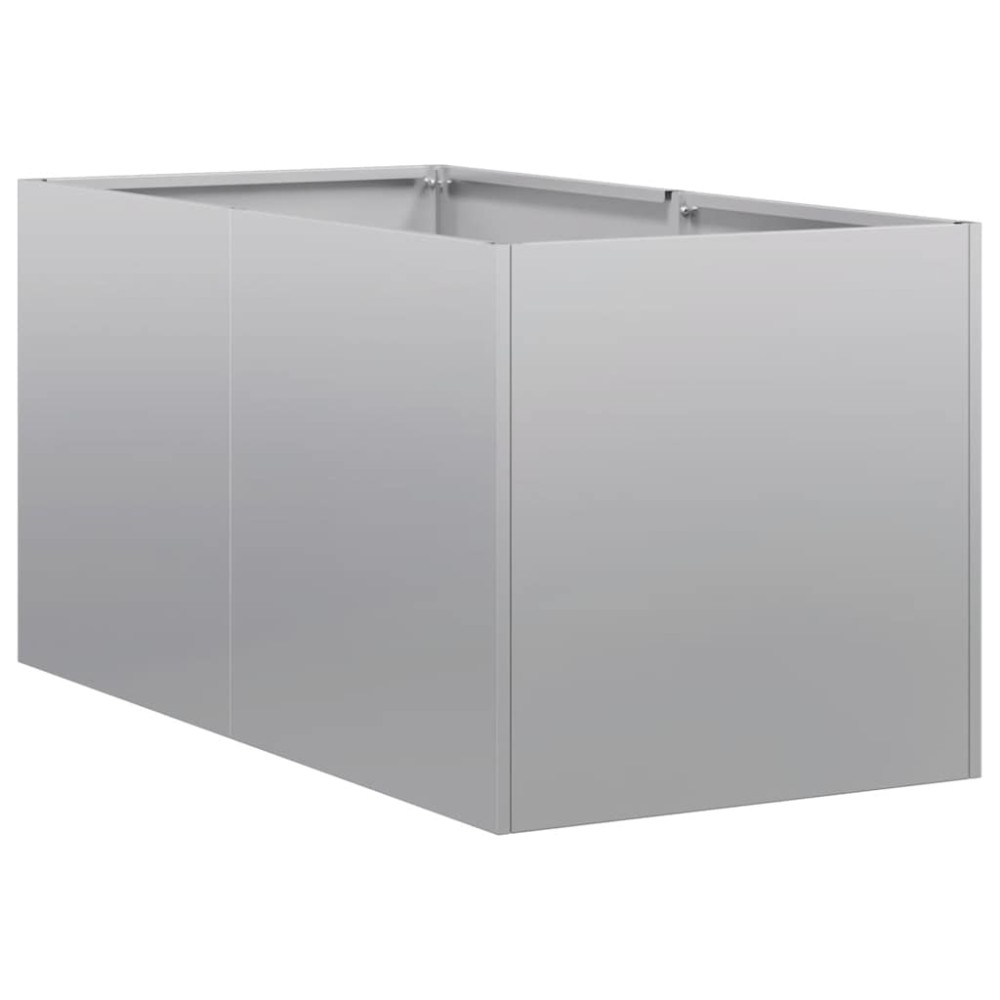vidaXL Ζαρντινιέρα 40x80x40 εκ. από Γαλβανισμένο Ατσάλι