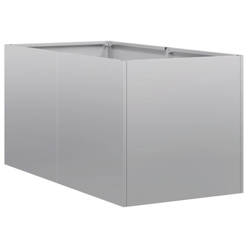 vidaXL Ζαρντινιέρα 40x80x40 εκ. από Γαλβανισμένο Ατσάλι