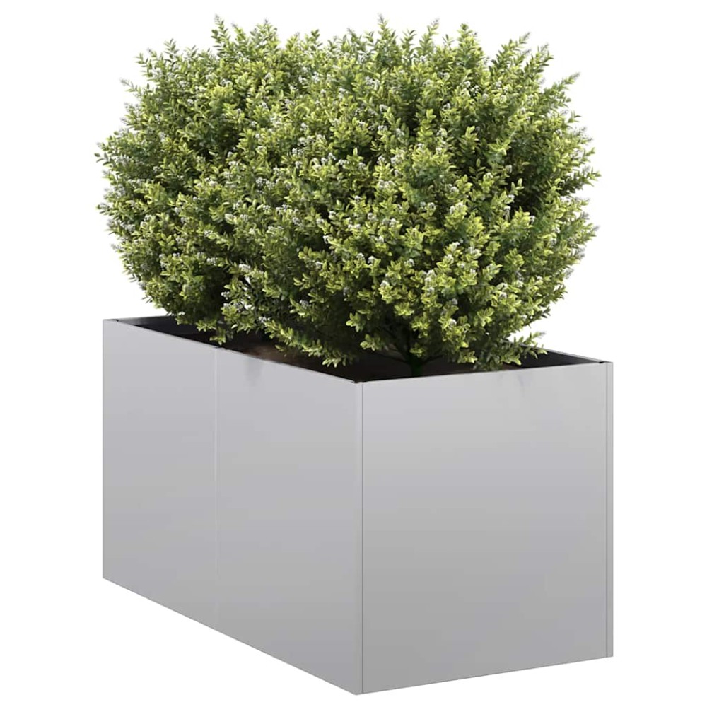 vidaXL Ζαρντινιέρα 40x80x40 εκ. από Γαλβανισμένο Ατσάλι