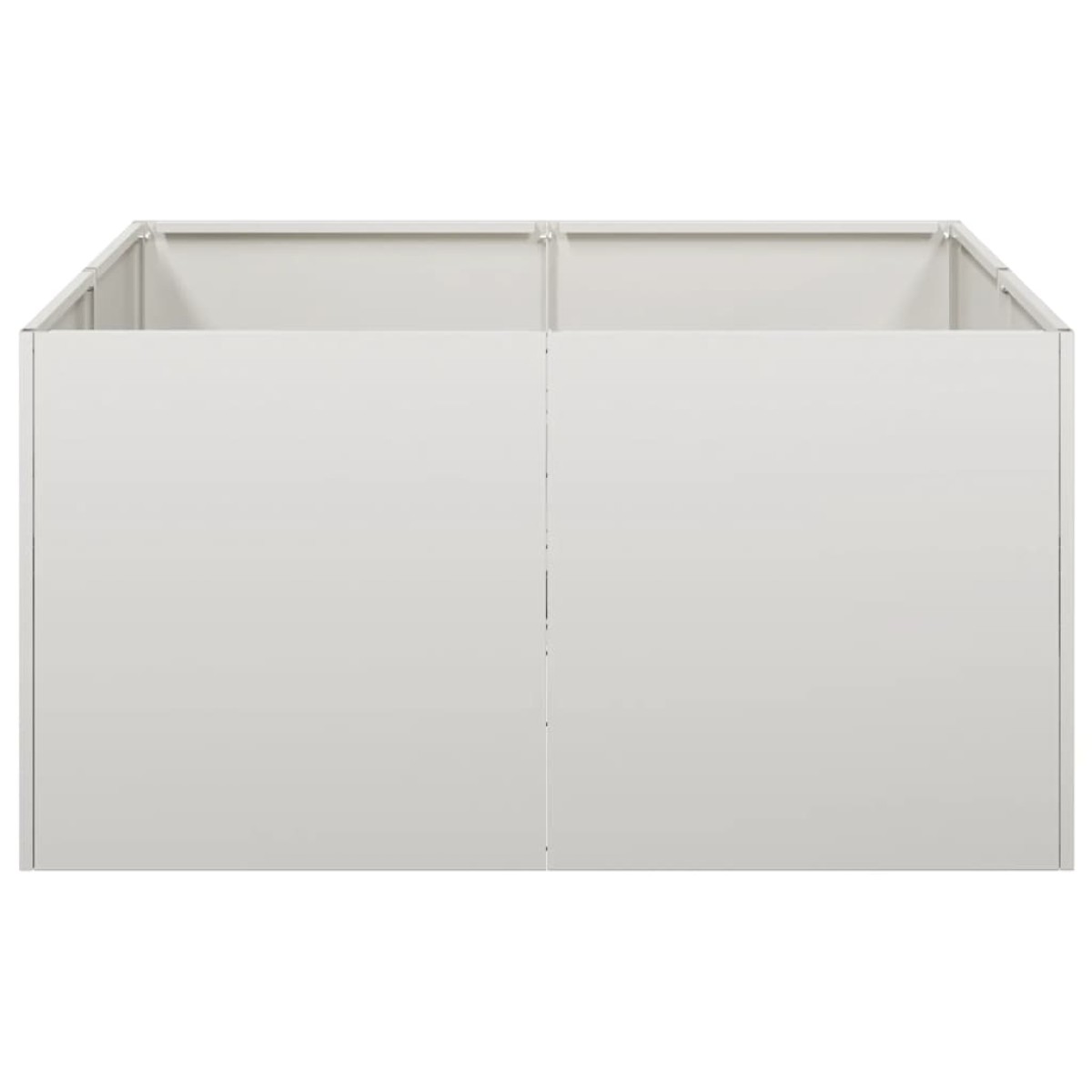 vidaXL Ζαρντινιέρα 80x80x40 εκ. από Ανοξείδωτο Ατσάλι