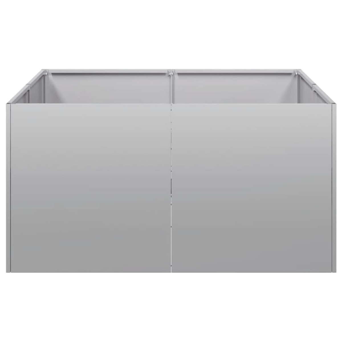 vidaXL Ζαρντινιέρα 80x80x40 εκ. από Γαλβανισμένο Ατσάλι