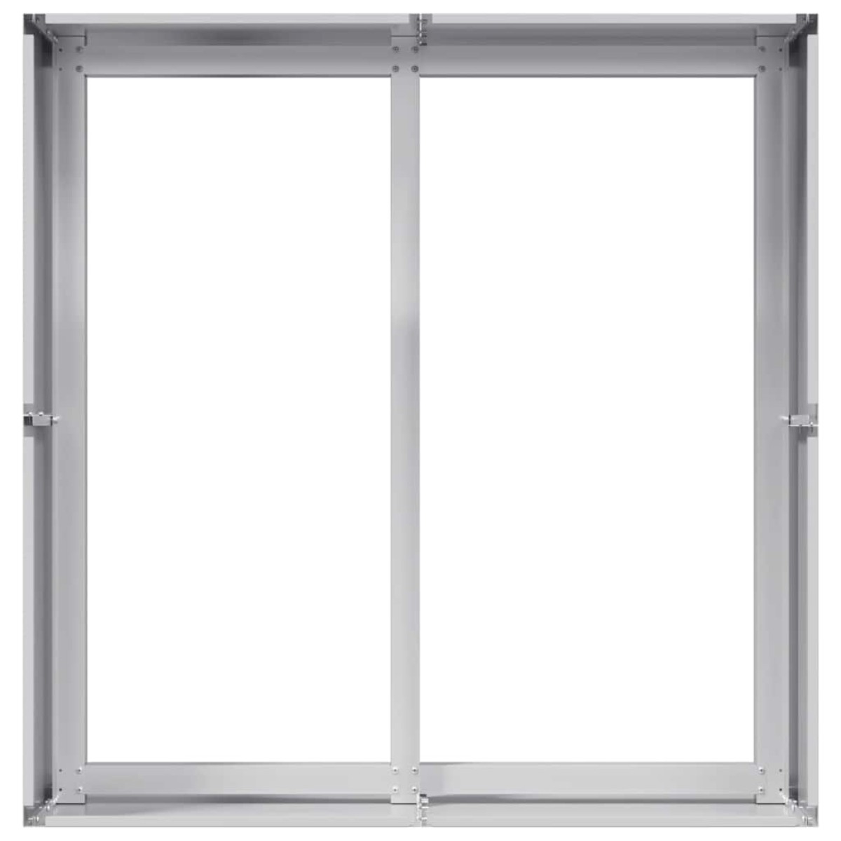 vidaXL Ζαρντινιέρα 80x80x40 εκ. από Γαλβανισμένο Ατσάλι