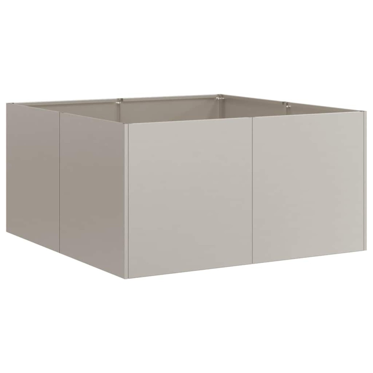 vidaXL Ζαρντινιέρα Σκουριασμένο 80x80x40εκ. Ατσάλι Σκληρυθέν στον Αέρα