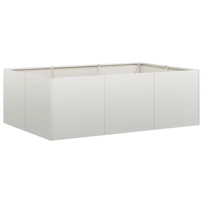 vidaXL Ζαρντινιέρα 120x80x40 εκ. από Ανοξείδωτο Ατσάλι