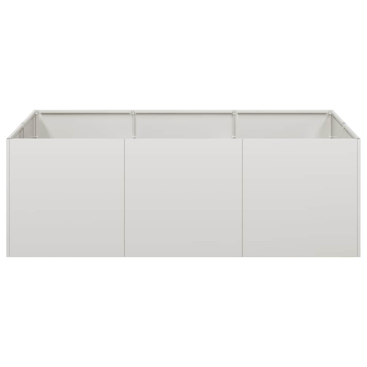 vidaXL Ζαρντινιέρα 120x80x40 εκ. από Ανοξείδωτο Ατσάλι