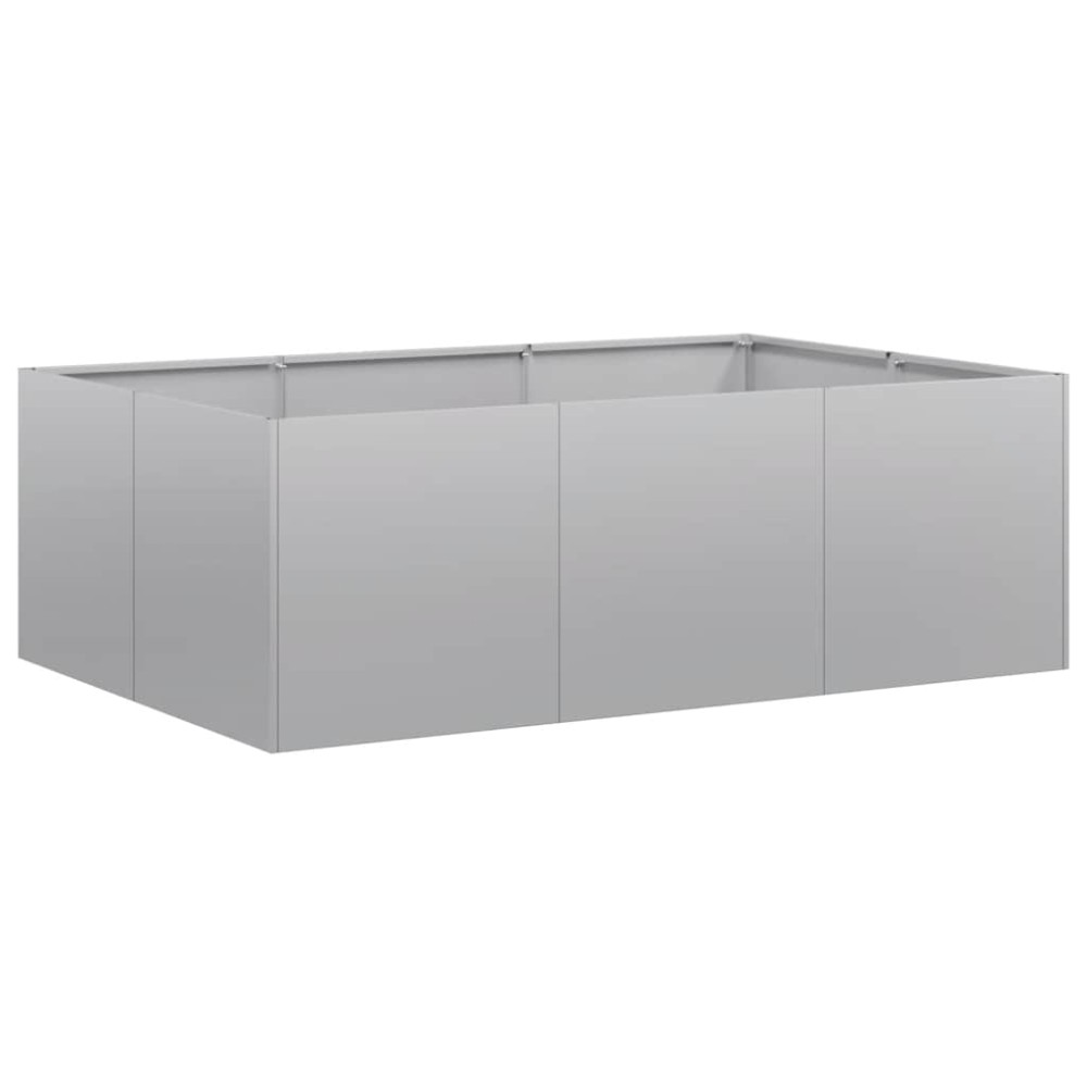 vidaXL Ζαρντινιέρα 120x80x40 εκ. από Γαλβανισμένο Ατσάλι