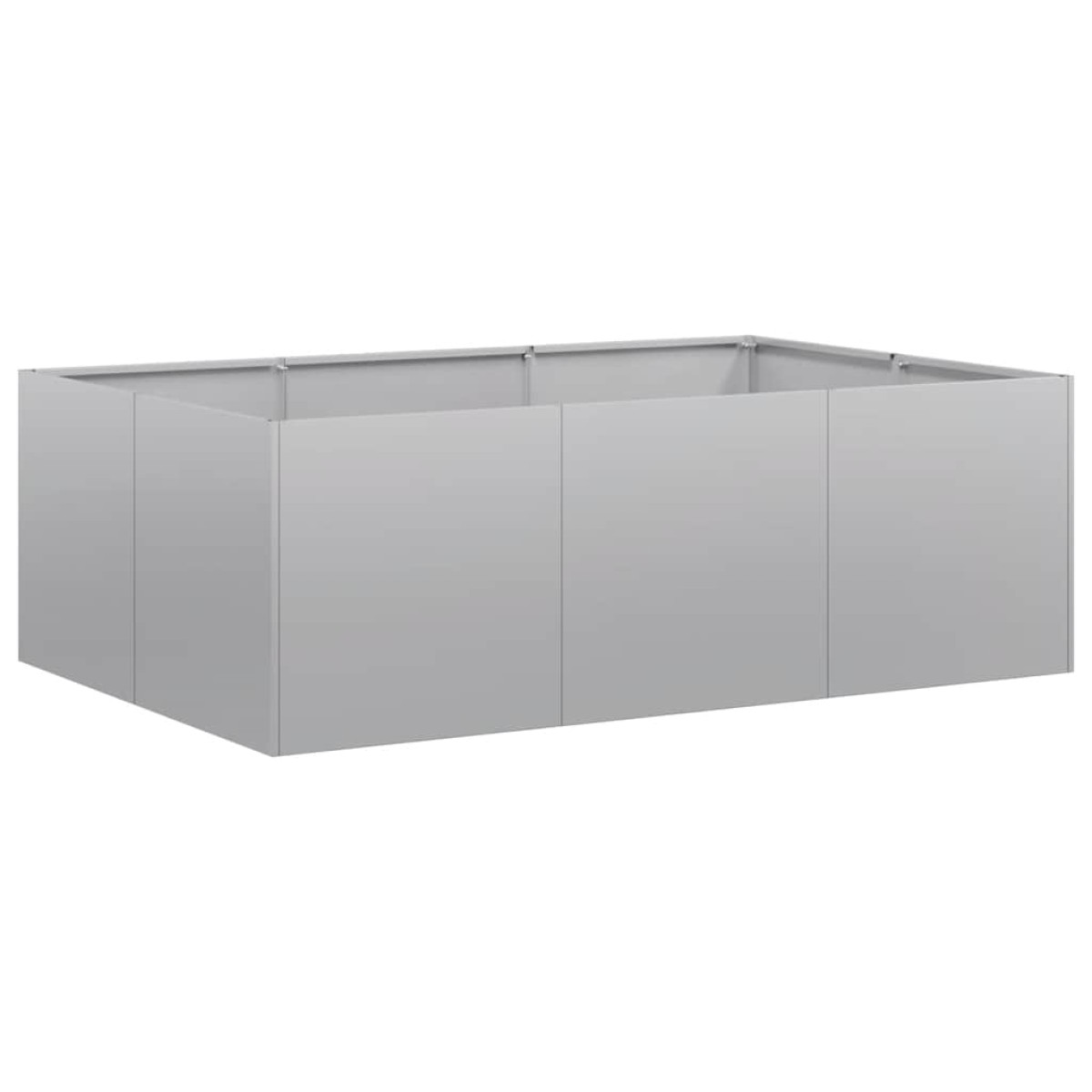 vidaXL Ζαρντινιέρα 120x80x40 εκ. από Γαλβανισμένο Ατσάλι