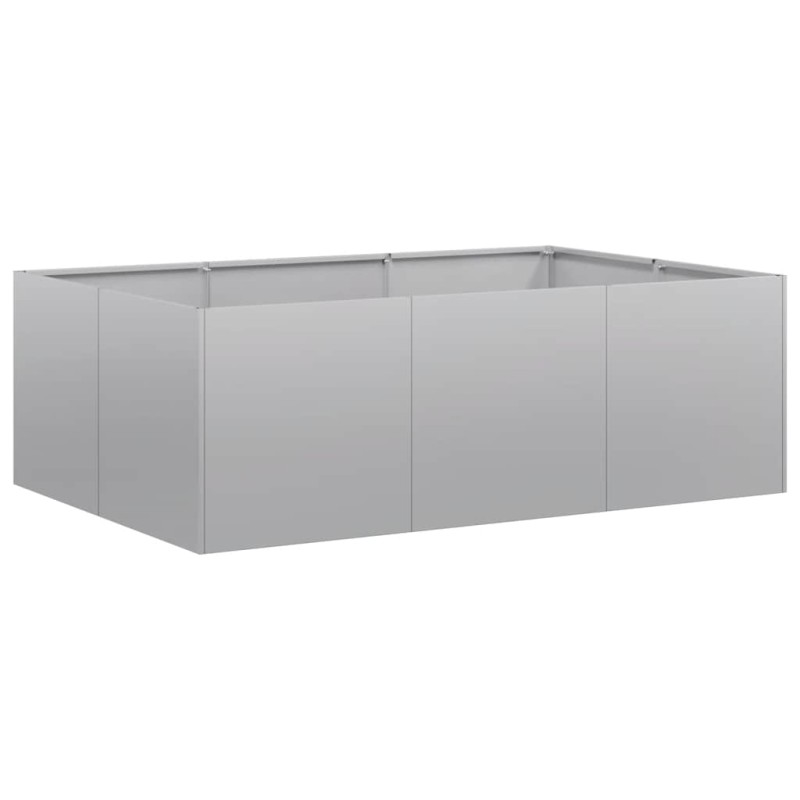 vidaXL Ζαρντινιέρα 120x80x40 εκ. από Γαλβανισμένο Ατσάλι