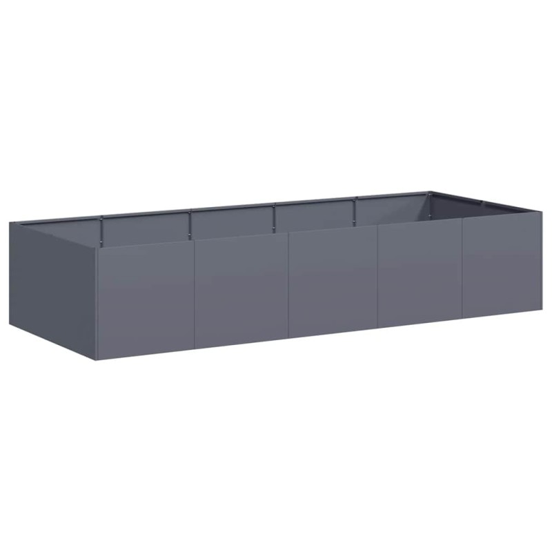 vidaXL Ζαρντινιέρα Ανθρακί 200x80x40 εκ. από Χάλυβα