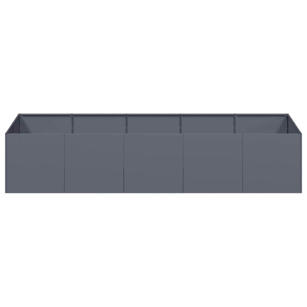 vidaXL Ζαρντινιέρα Ανθρακί 200x80x40 εκ. από Χάλυβα