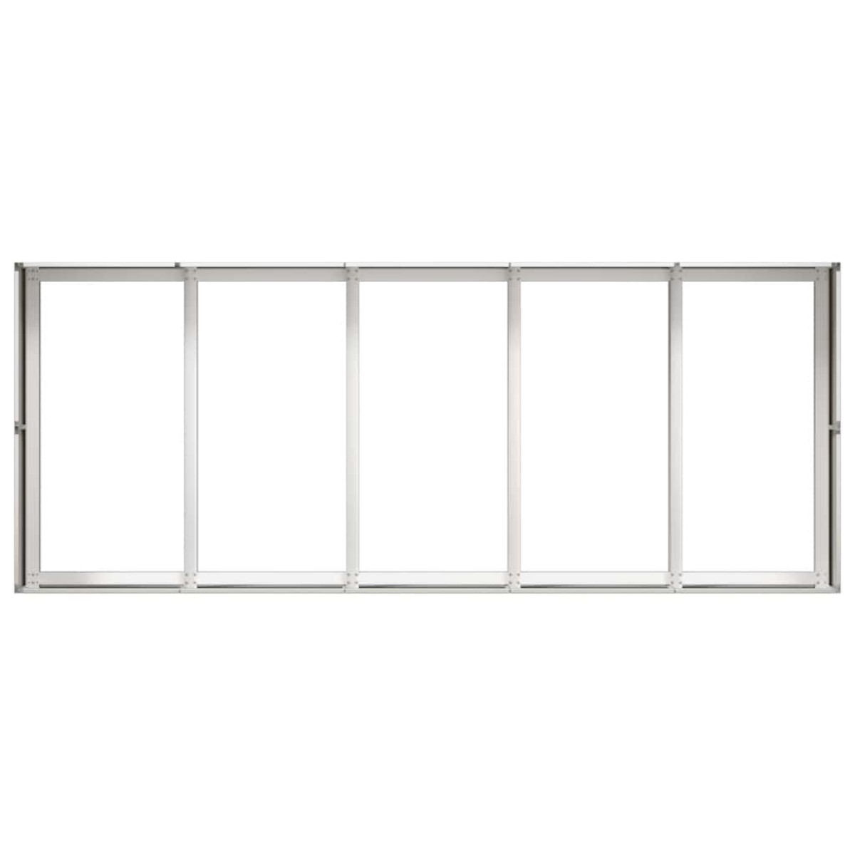 vidaXL Ζαρντινιέρα 200x80x40 εκ. από Ανοξείδωτο Ατσάλι
