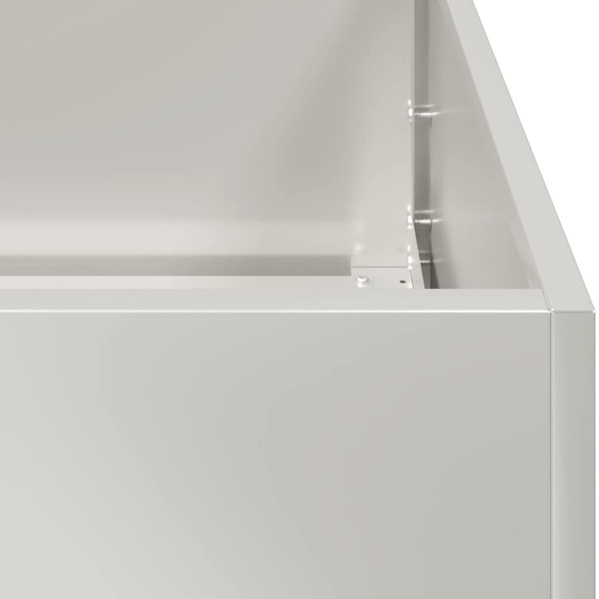 vidaXL Ζαρντινιέρα 200x80x40 εκ. από Ανοξείδωτο Ατσάλι
