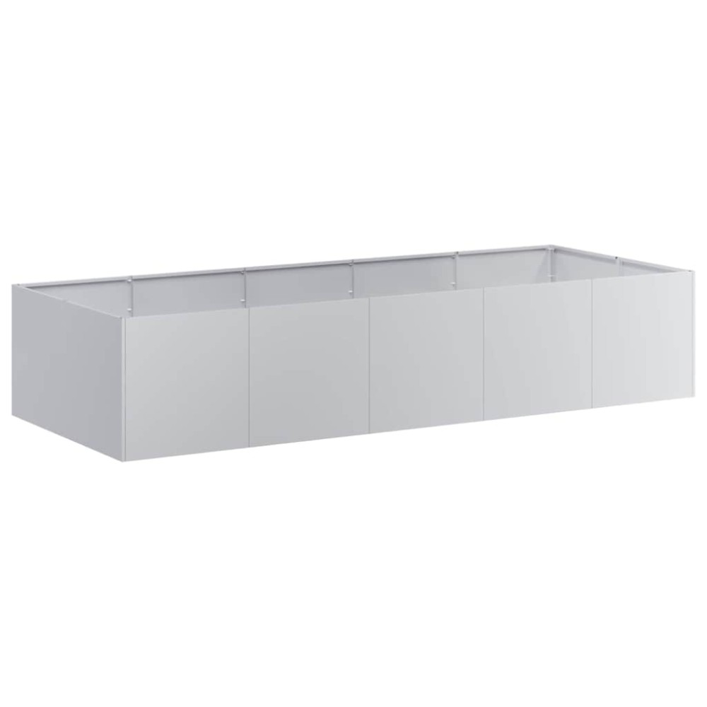 vidaXL Ζαρντινιέρα 200x80x40 εκ. από Γαλβανισμένο Ατσάλι