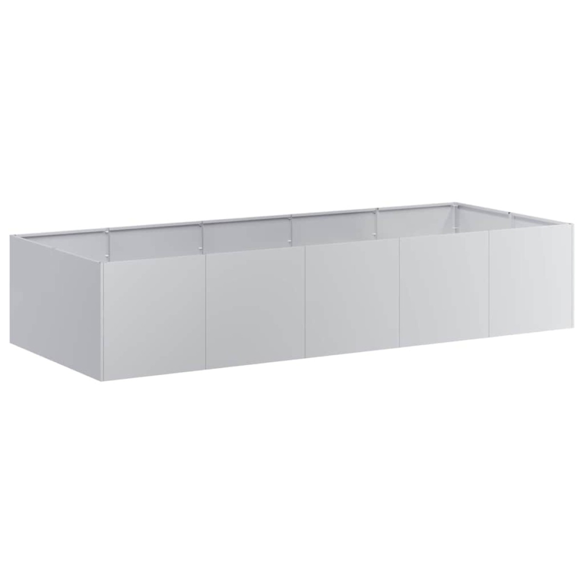 vidaXL Ζαρντινιέρα 200x80x40 εκ. από Γαλβανισμένο Ατσάλι