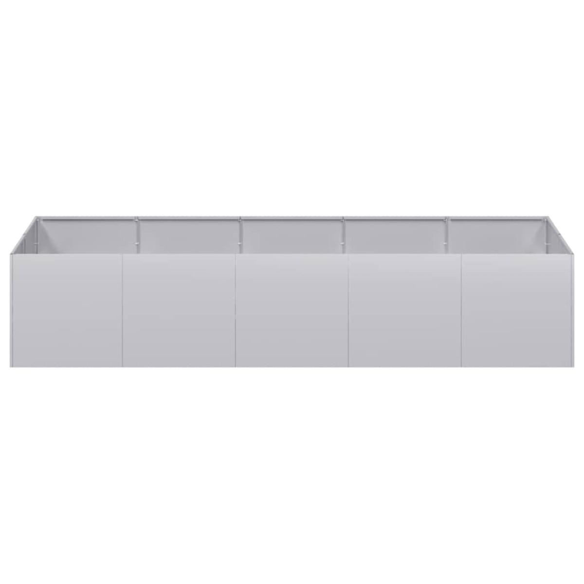 vidaXL Ζαρντινιέρα 200x80x40 εκ. από Γαλβανισμένο Ατσάλι