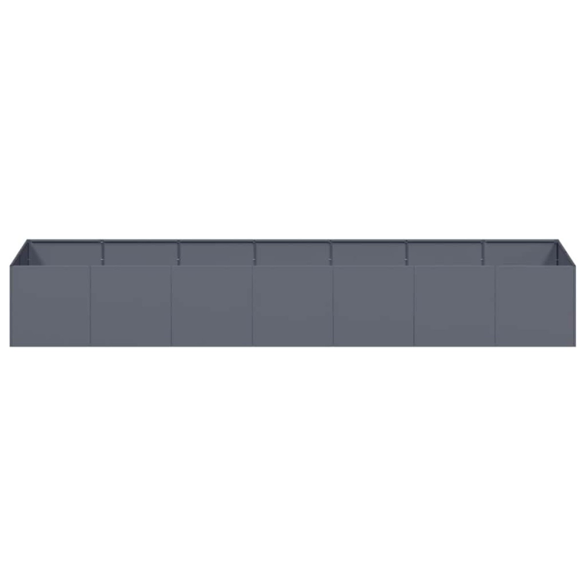 vidaXL Ζαρντινιέρα Ανθρακί 280x80x40 εκ. από Χάλυβα