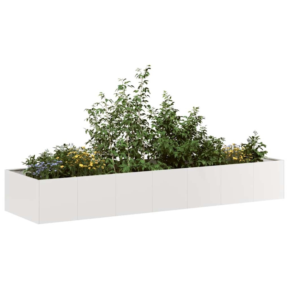 vidaXL Ζαρντινιέρα 280x80x40 εκ. από Ανοξείδωτο Ατσάλι