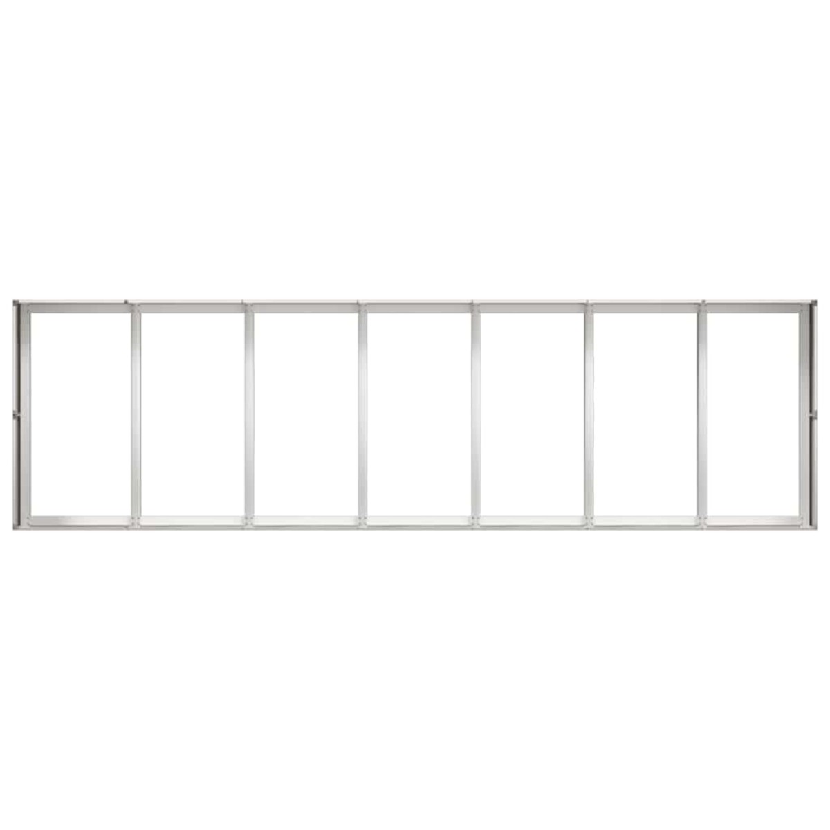 vidaXL Ζαρντινιέρα 280x80x40 εκ. από Ανοξείδωτο Ατσάλι