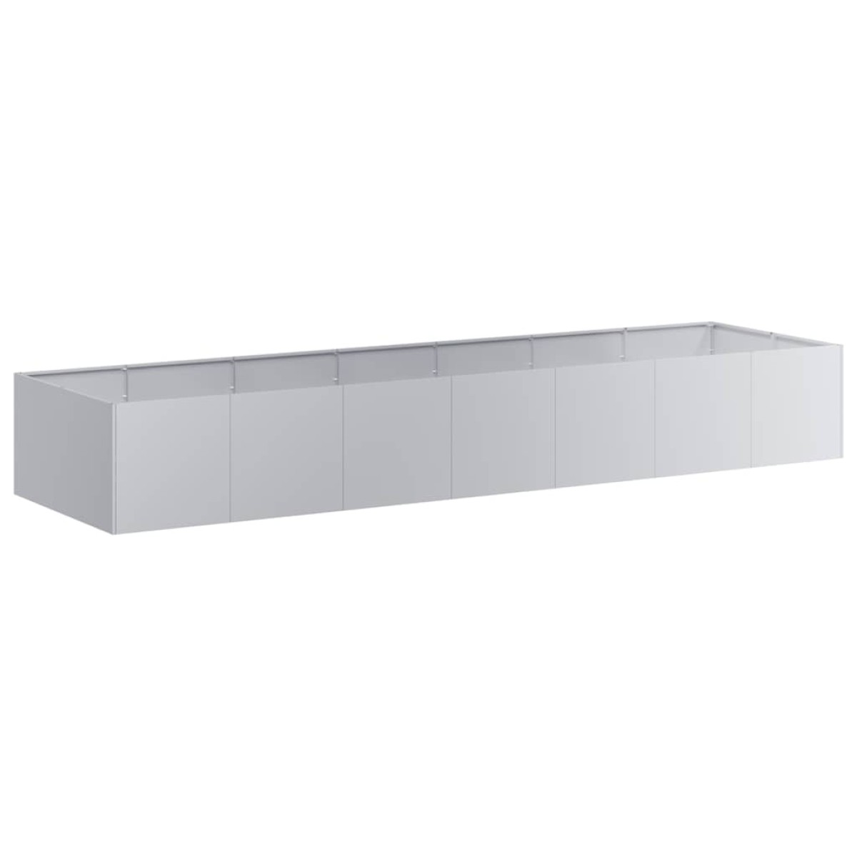 vidaXL Ζαρντινιέρα 280x80x40 εκ. από Γαλβανισμένο Ατσάλι