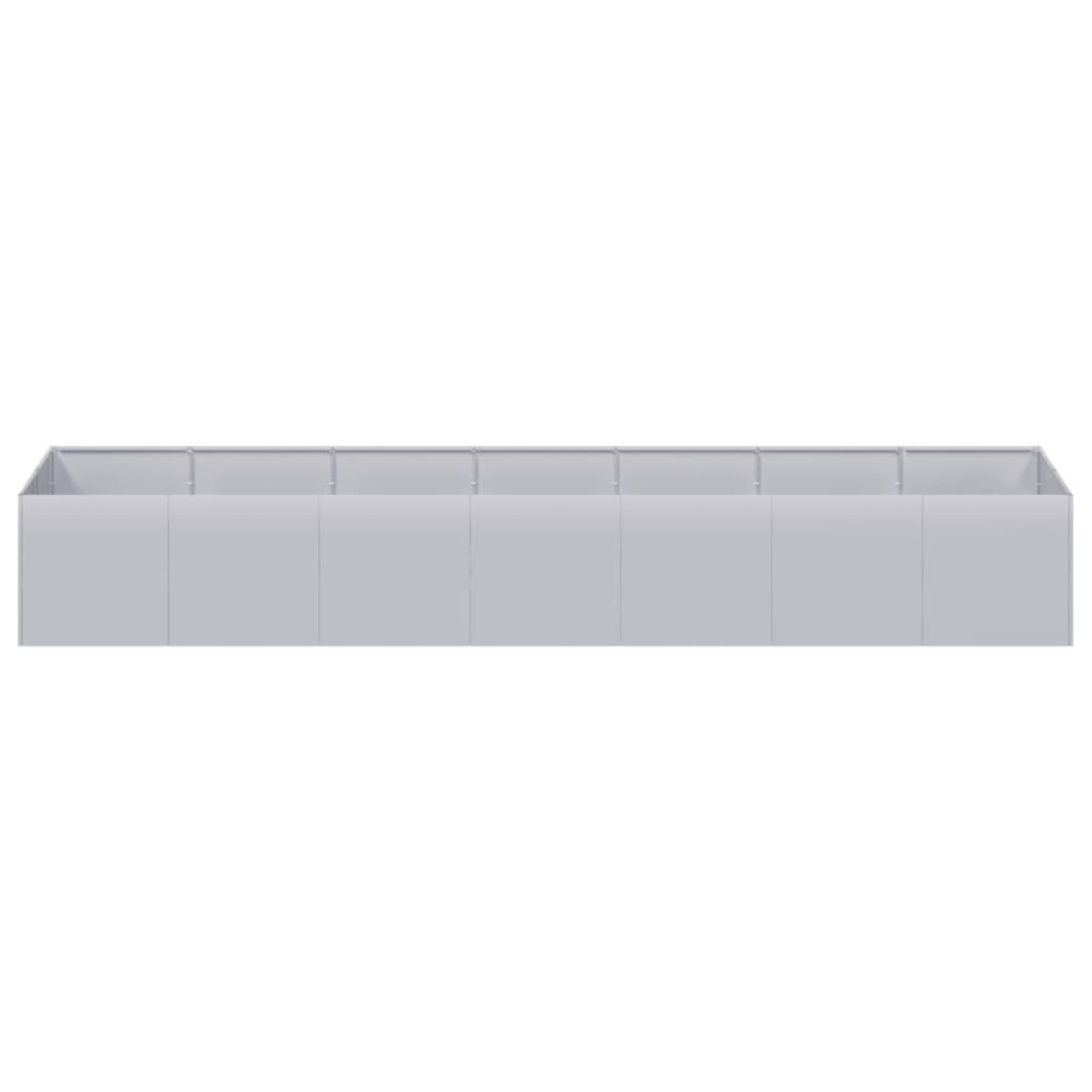 vidaXL Ζαρντινιέρα 280x80x40 εκ. από Γαλβανισμένο Ατσάλι