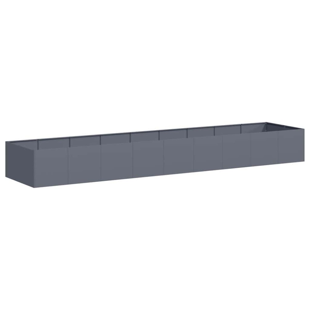 vidaXL Ζαρντινιέρα Ανθρακί 360x80x40 εκ. από Χάλυβα