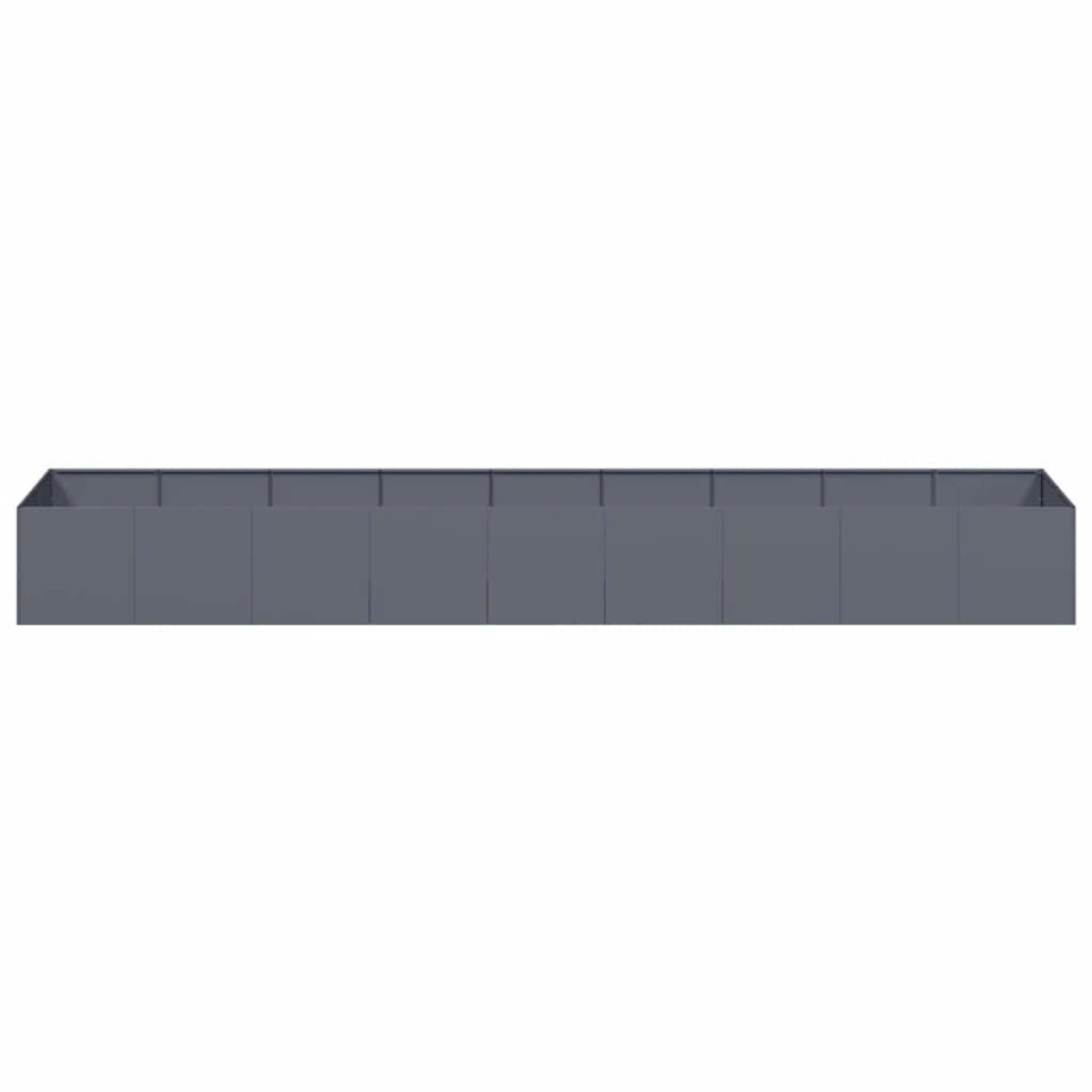 vidaXL Ζαρντινιέρα Ανθρακί 360x80x40 εκ. από Χάλυβα