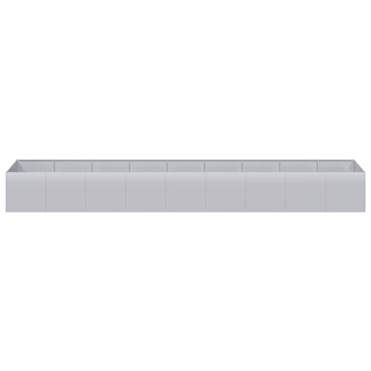 vidaXL Ζαρντινιέρα 360x80x40 εκ. από Γαλβανισμένο Ατσάλι