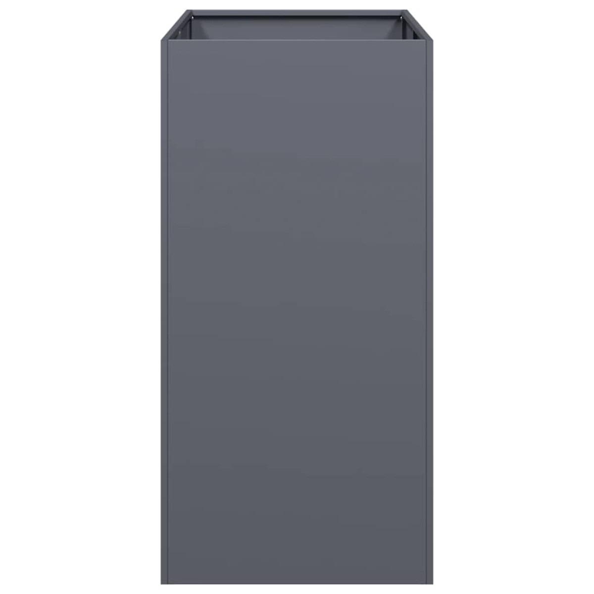 vidaXL Ζαρντινιέρα Ανθρακί 40x80x80 εκ. από Χάλυβα