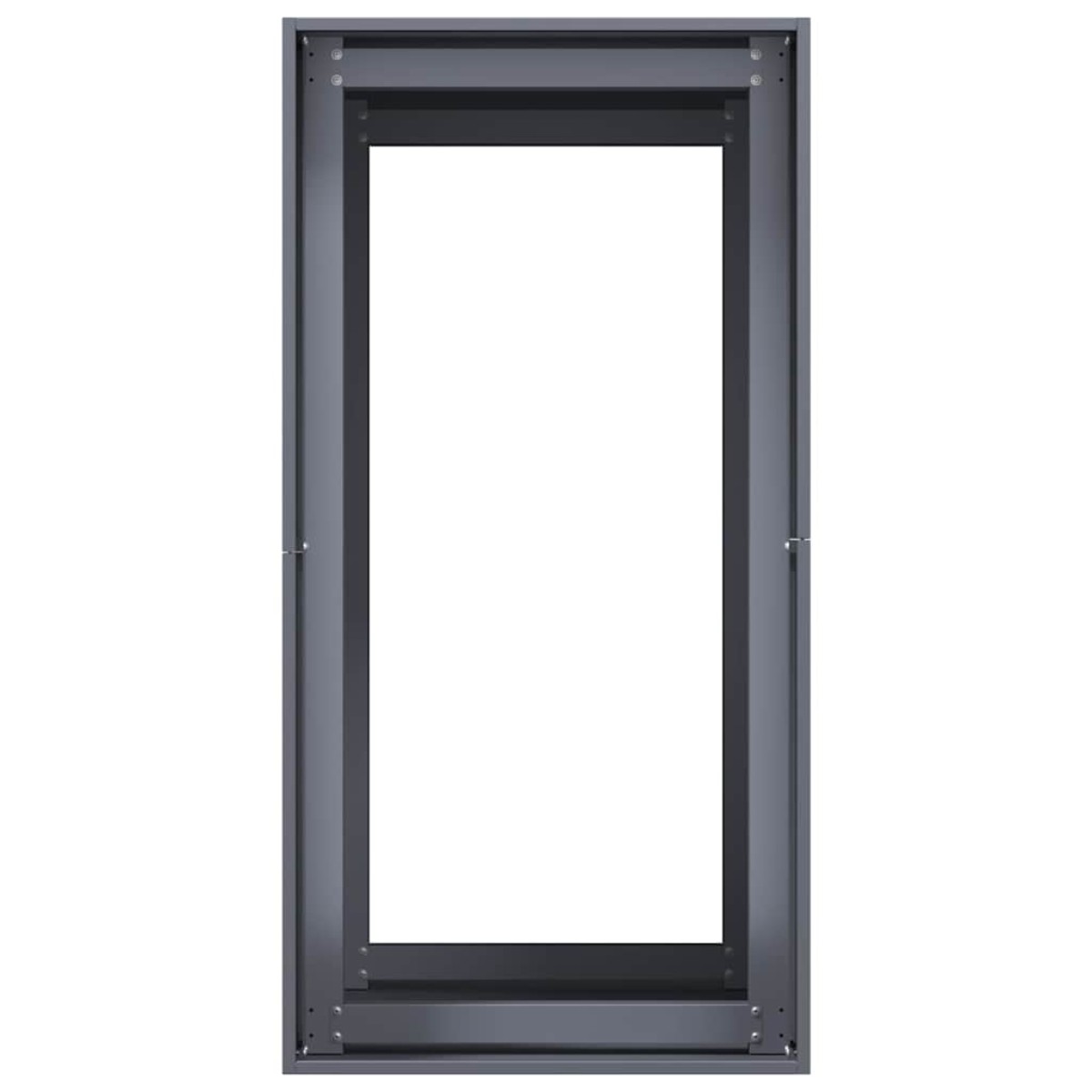vidaXL Ζαρντινιέρα Ανθρακί 40x80x80 εκ. από Χάλυβα