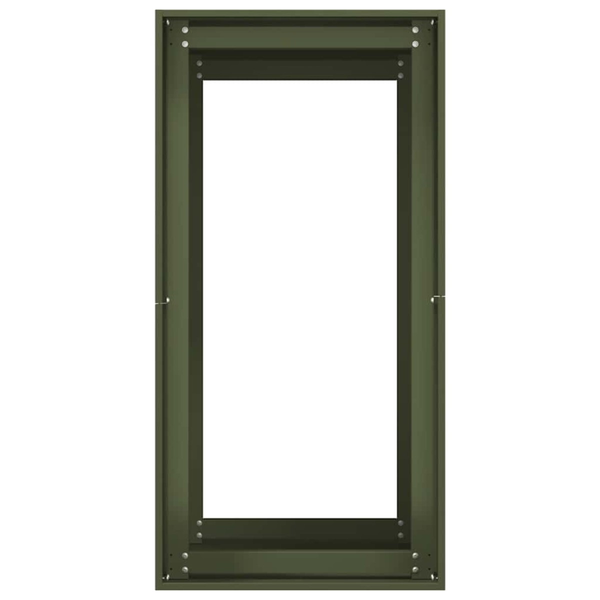 vidaXL Ζαρντινιέρα Λαδί 40x80x80 εκ. από Χάλυβα