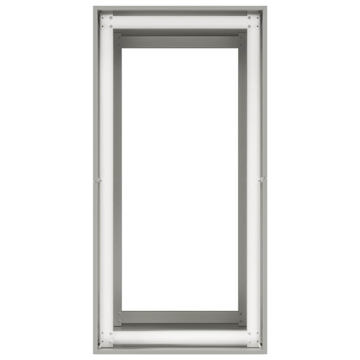 vidaXL Ζαρντινιέρα 40x80x80 εκ. από Ανοξείδωτο Ατσάλι
