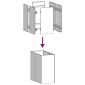 vidaXL Ζαρντινιέρα 40x80x80 εκ. από Ανοξείδωτο Ατσάλι