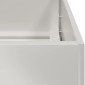 vidaXL Ζαρντινιέρα 40x80x80 εκ. από Ανοξείδωτο Ατσάλι