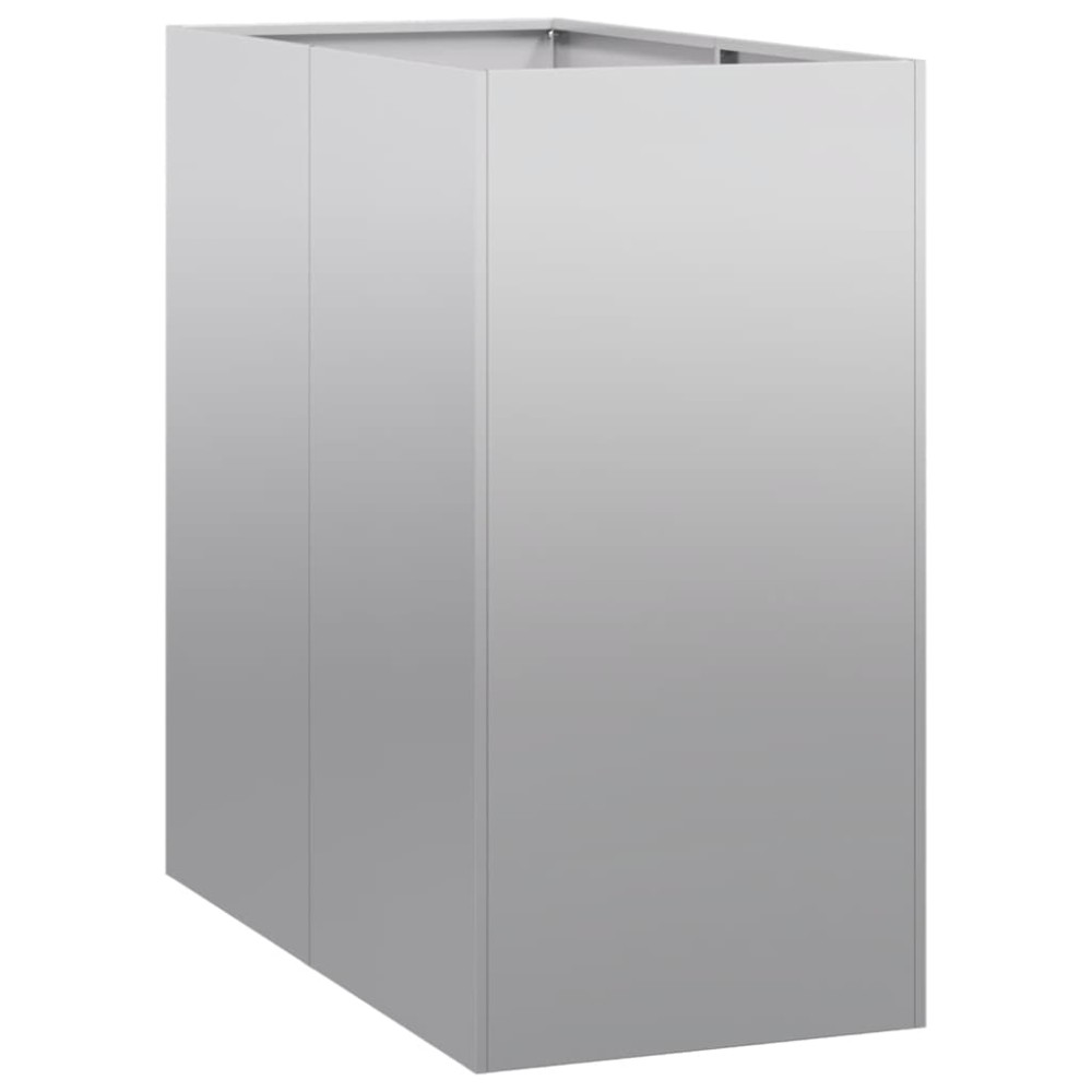 vidaXL Ζαρντινιέρα 40x80x80 εκ. από Γαλβανισμένο Ατσάλι