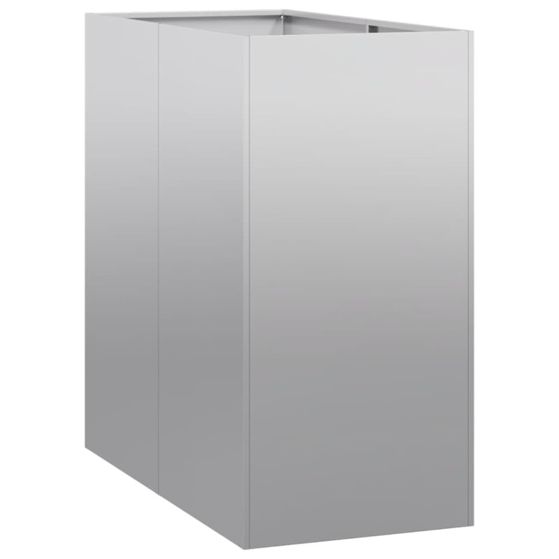 vidaXL Ζαρντινιέρα 40x80x80 εκ. από Γαλβανισμένο Ατσάλι