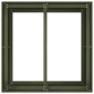 vidaXL Ζαρντινιέρα Λαδί 80x80x80 εκ. από Χάλυβα