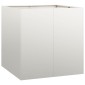 vidaXL Ζαρντινιέρα 80x80x80 εκ. από Ανοξείδωτο Ατσάλι