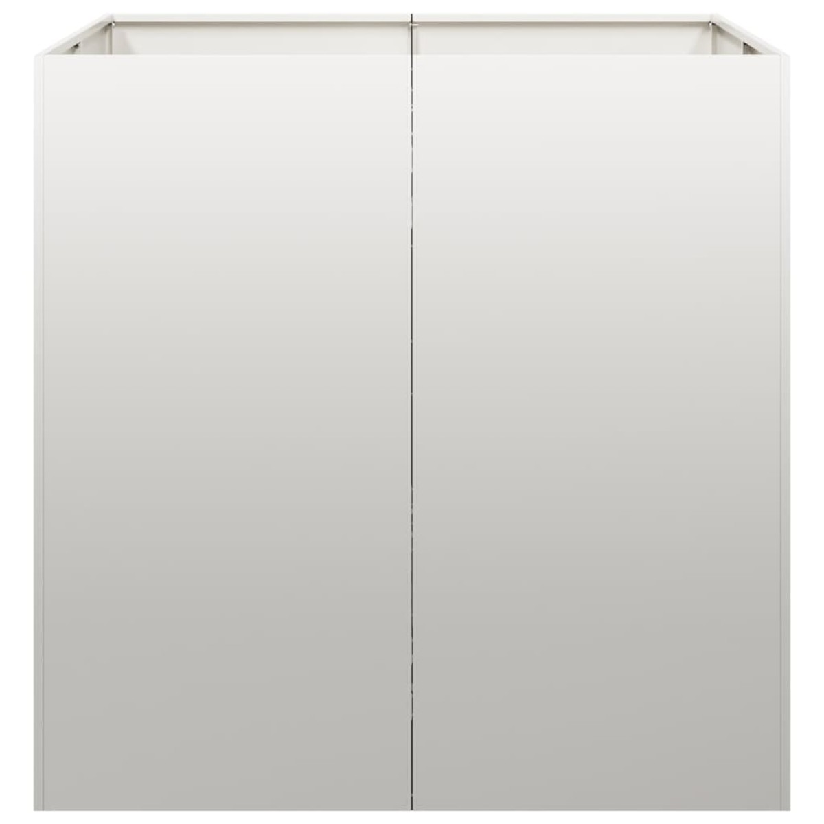 vidaXL Ζαρντινιέρα 80x80x80 εκ. από Ανοξείδωτο Ατσάλι
