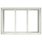 vidaXL Ζαρντινιέρα Λευκή 120x80x80 εκ. από Χάλυβα